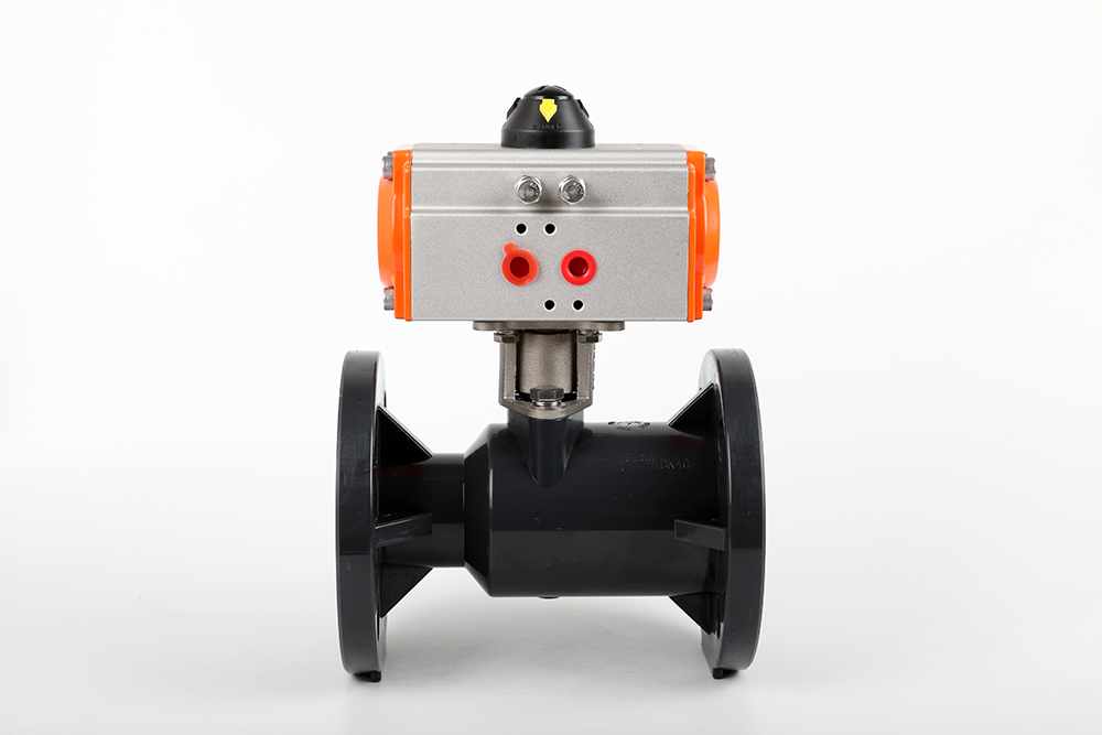 丹寨气动法兰一体球阀